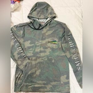 Salty Crew El Dorado Tech Pullover Hoody  Camo size med